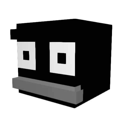 sureTOSTADO Minecraft avatar head, 3D render