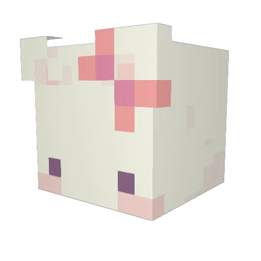 surelly Minecraft avatar head, 3D render