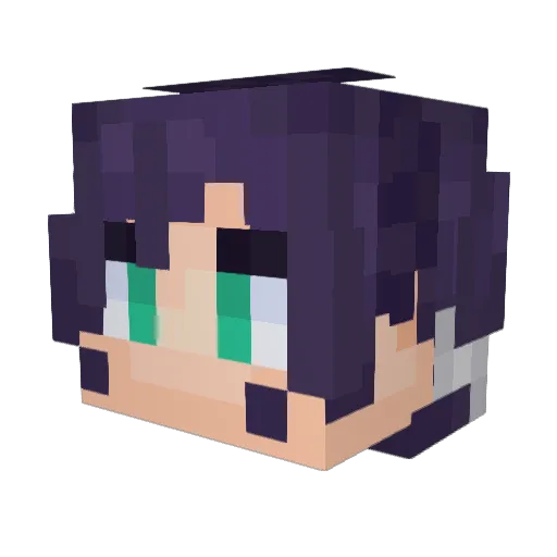 surely419 Minecraft avatar head, 3D render