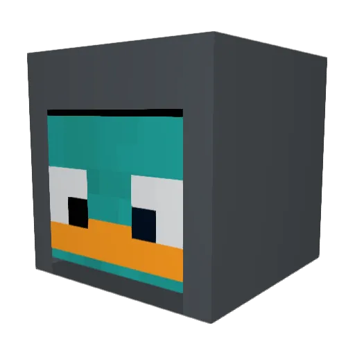 surfertristangry Minecraft avatar head, 3D render
