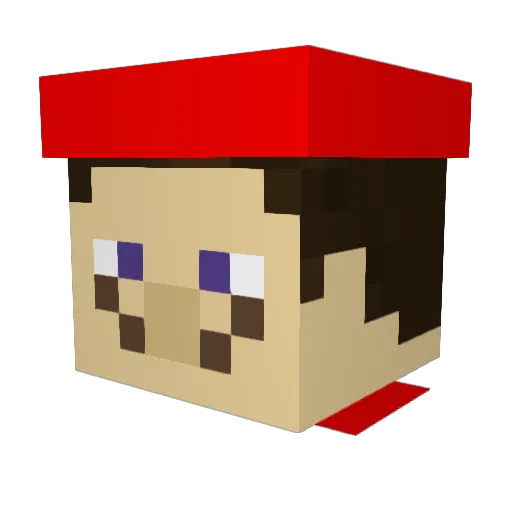 surftex88 Minecraft avatar head, 3D render