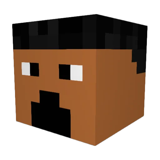 surg123 Minecraft avatar head, 3D render