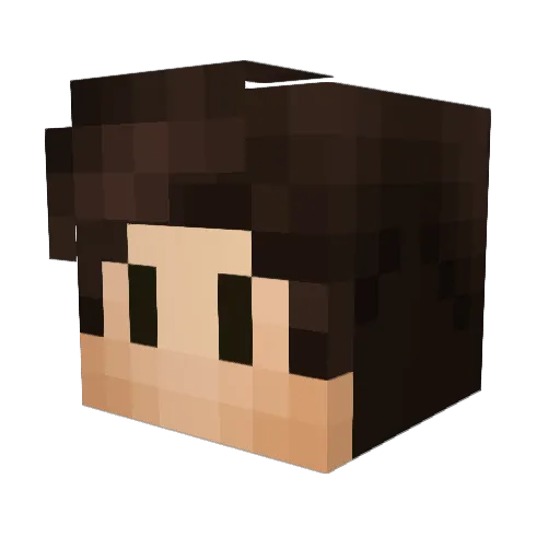 surge9000 Minecraft avatar head, 3D render