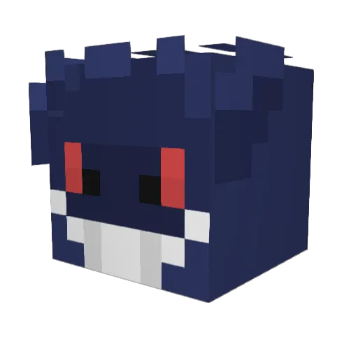 surj Minecraft avatar head, 3D render