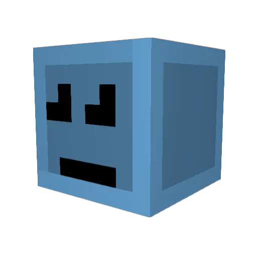 surly__ Minecraft avatar head, 3D render