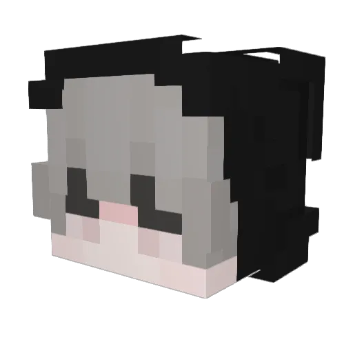 suro009 Minecraft avatar head, 3D render