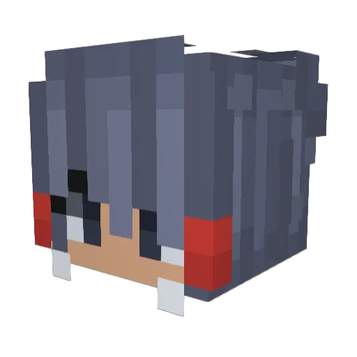 surprqme_e Minecraft avatar head, 3D render