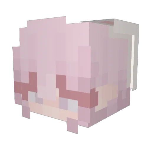 surtsu Minecraft avatar head, 3D render