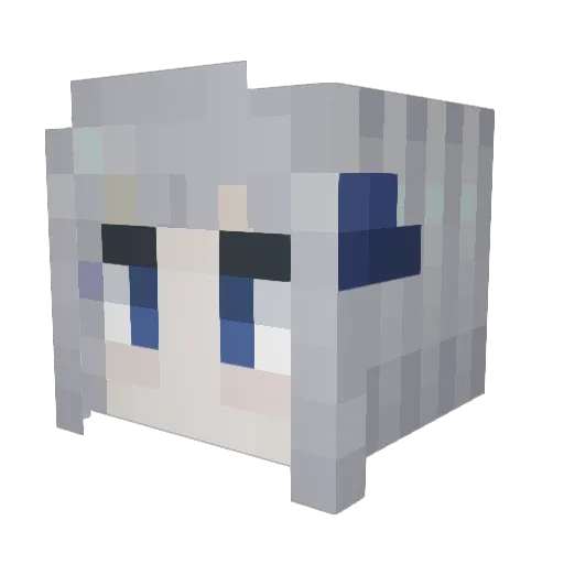 survalk Minecraft avatar head, 3D render