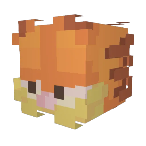 survivalpiggy100 Minecraft avatar head, 3D render