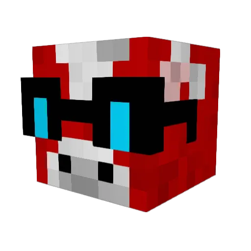 survivethe5 Minecraft avatar head, 3D render