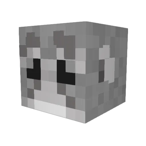 suryanshzex Minecraft avatar head, 3D render
