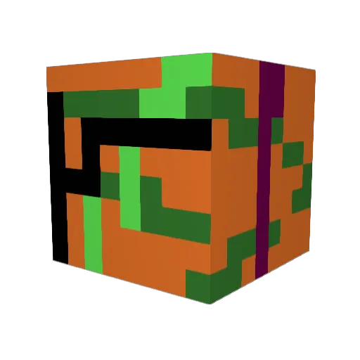 sus1106 Minecraft avatar head, 3D render