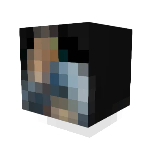 sus2332 Minecraft avatar head, 3D render