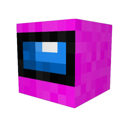 susLong Minecraft avatar head, 3D render