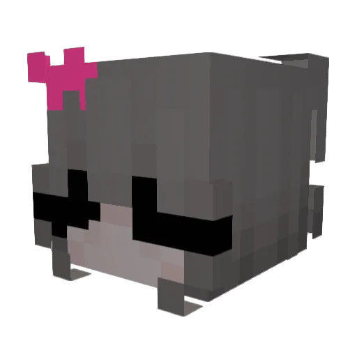 sushhii_ Minecraft avatar head, 3D render
