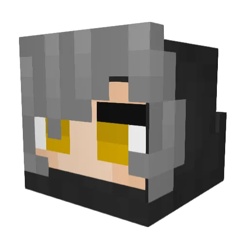 sushi2702 Minecraft avatar head, 3D render