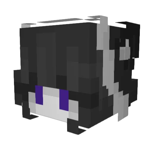 sushi_catcatcat Minecraft avatar head, 3D render