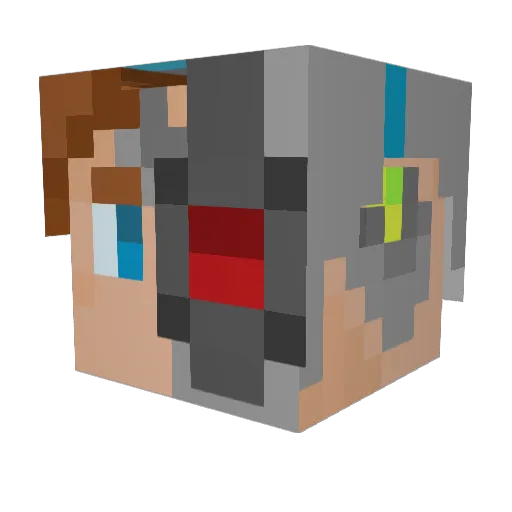 sushidog99 Minecraft avatar head, 3D render