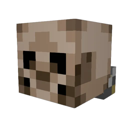 sushiman78 Minecraft avatar head, 3D render