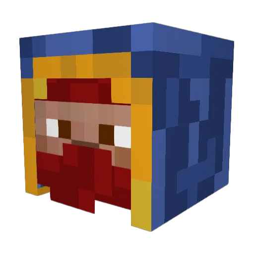 sushitron23 Minecraft avatar head, 3D render