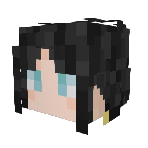 sushiyum033 Minecraft avatar head, 3D render
