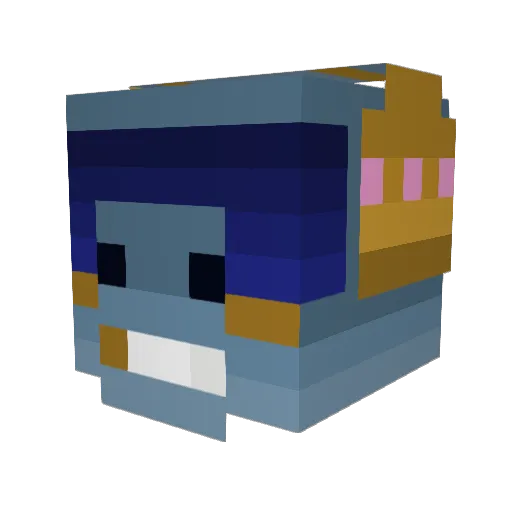 susimposter8962 Minecraft avatar head, 3D render