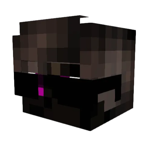 susnrr Minecraft avatar head, 3D render