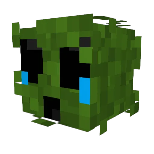 suspect735 Minecraft avatar head, 3D render