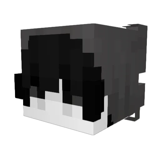 suspects1 Minecraft avatar head, 3D render
