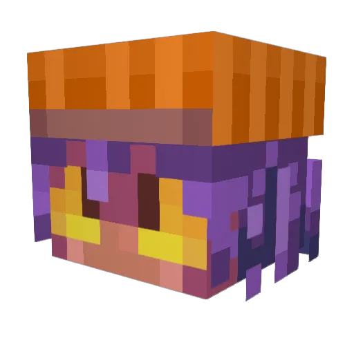 suspicousapple Minecraft avatar head, 3D render