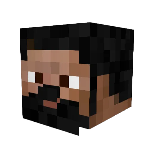 suspicousgoose Minecraft avatar head, 3D render