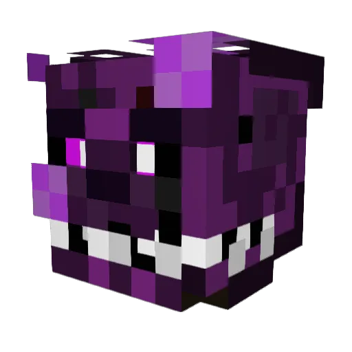 sussytribe Minecraft avatar head, 3D render
