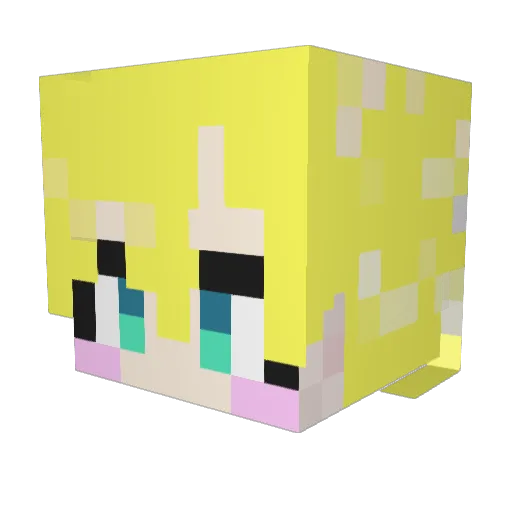sutan_26 Minecraft avatar head, 3D render