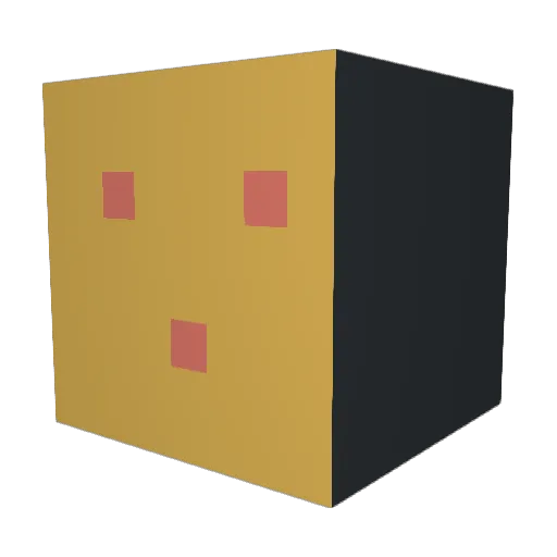 sutken Minecraft avatar head, 3D render