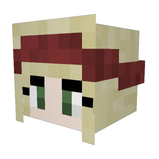 sutteminpik Minecraft avatar head, 3D render