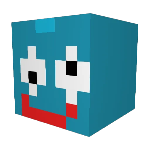suttoko34 Minecraft avatar head, 3D render