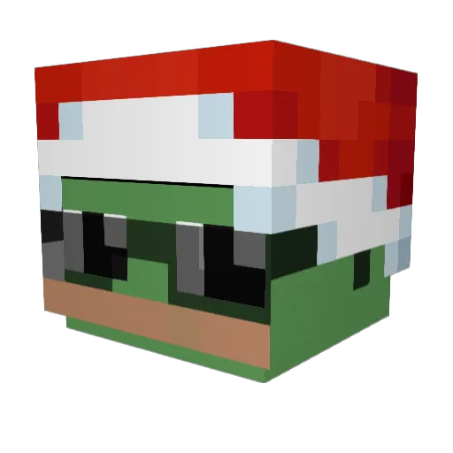 sux_to_be_me Minecraft avatar head, 3D render