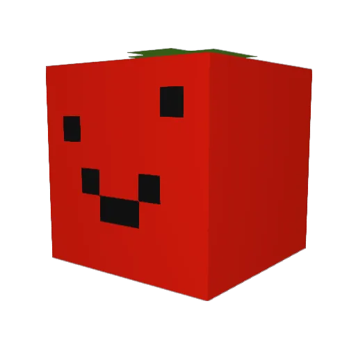 suyeo_3 Minecraft avatar head, 3D render