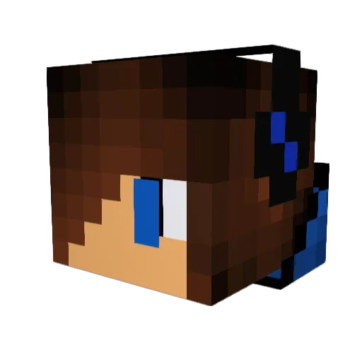 suyer14 Minecraft avatar head, 3D render