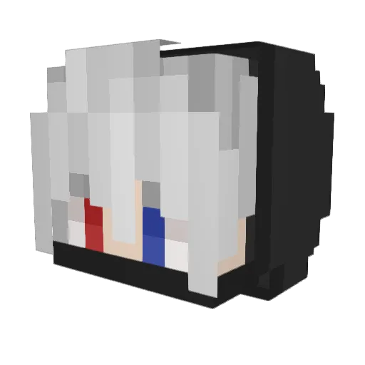 suyu2077 Minecraft avatar head, 3D render