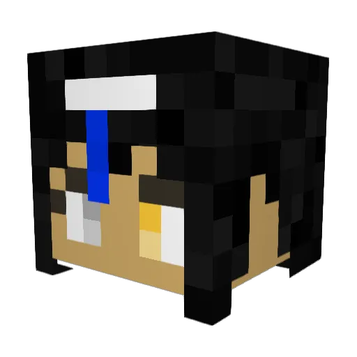 suzut0420 Minecraft avatar head, 3D render
