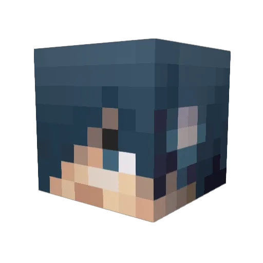 suzuyan09 Minecraft avatar head, 3D render