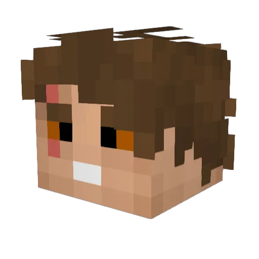 sv1ntusqq Minecraft avatar head, 3D render