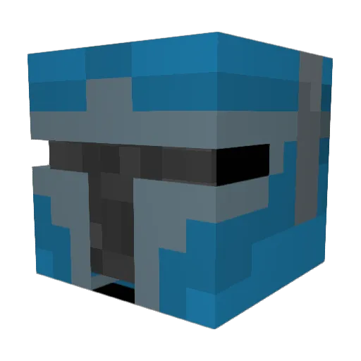svMel Minecraft avatar head, 3D render