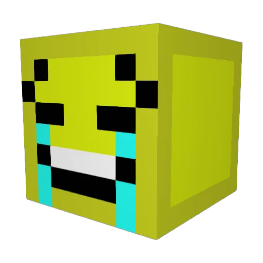 svamp09 Minecraft avatar head, 3D render