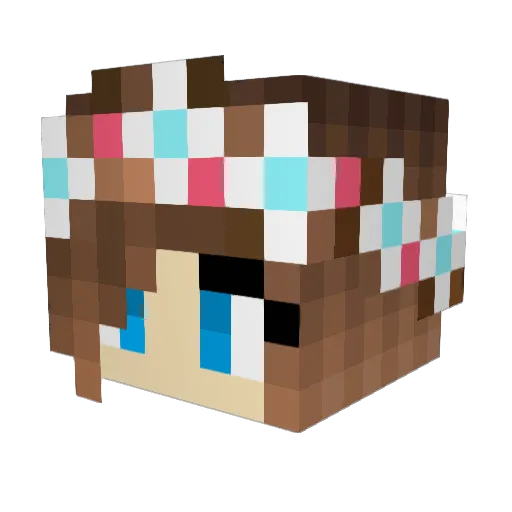 svbeek Minecraft avatar head, 3D render