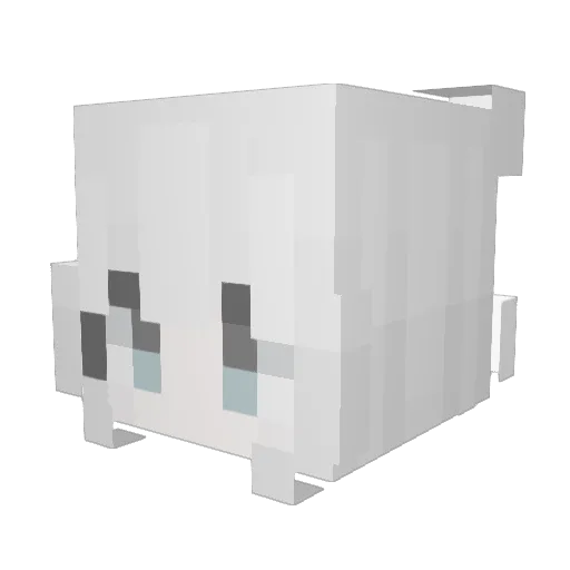 svcel1a Minecraft avatar head, 3D render