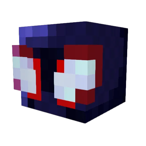 svegz Minecraft avatar head, 3D render
