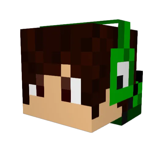 sven1719 Minecraft avatar head, 3D render